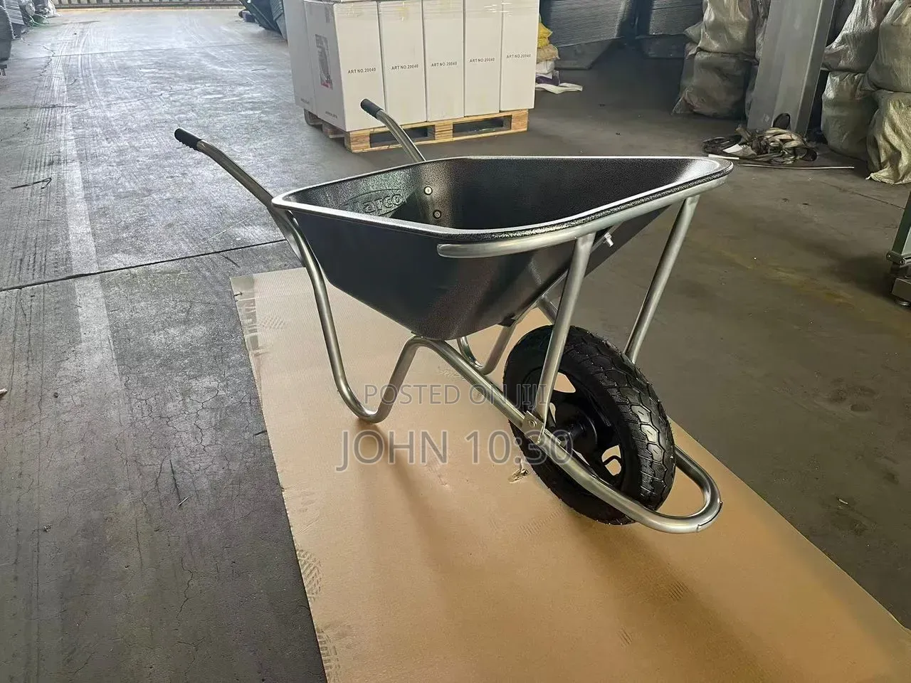 Black and White Wheelbarrow for Sale – Wholesale & Retail