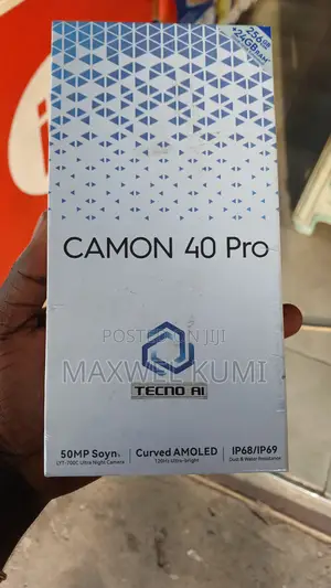 New Tecno Camon 40 Pro 5G 256 GB Black