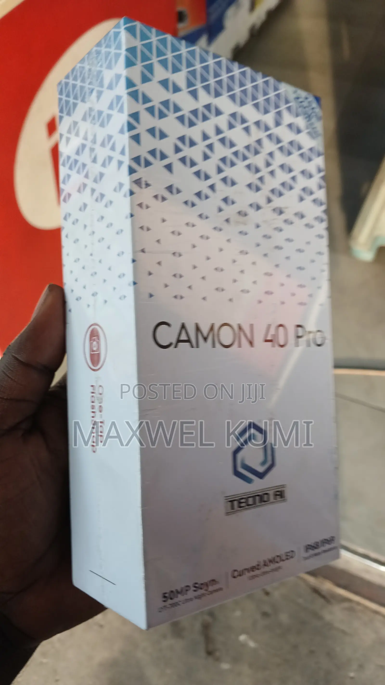 New Tecno Camon 40 Pro 5G 256 GB Black