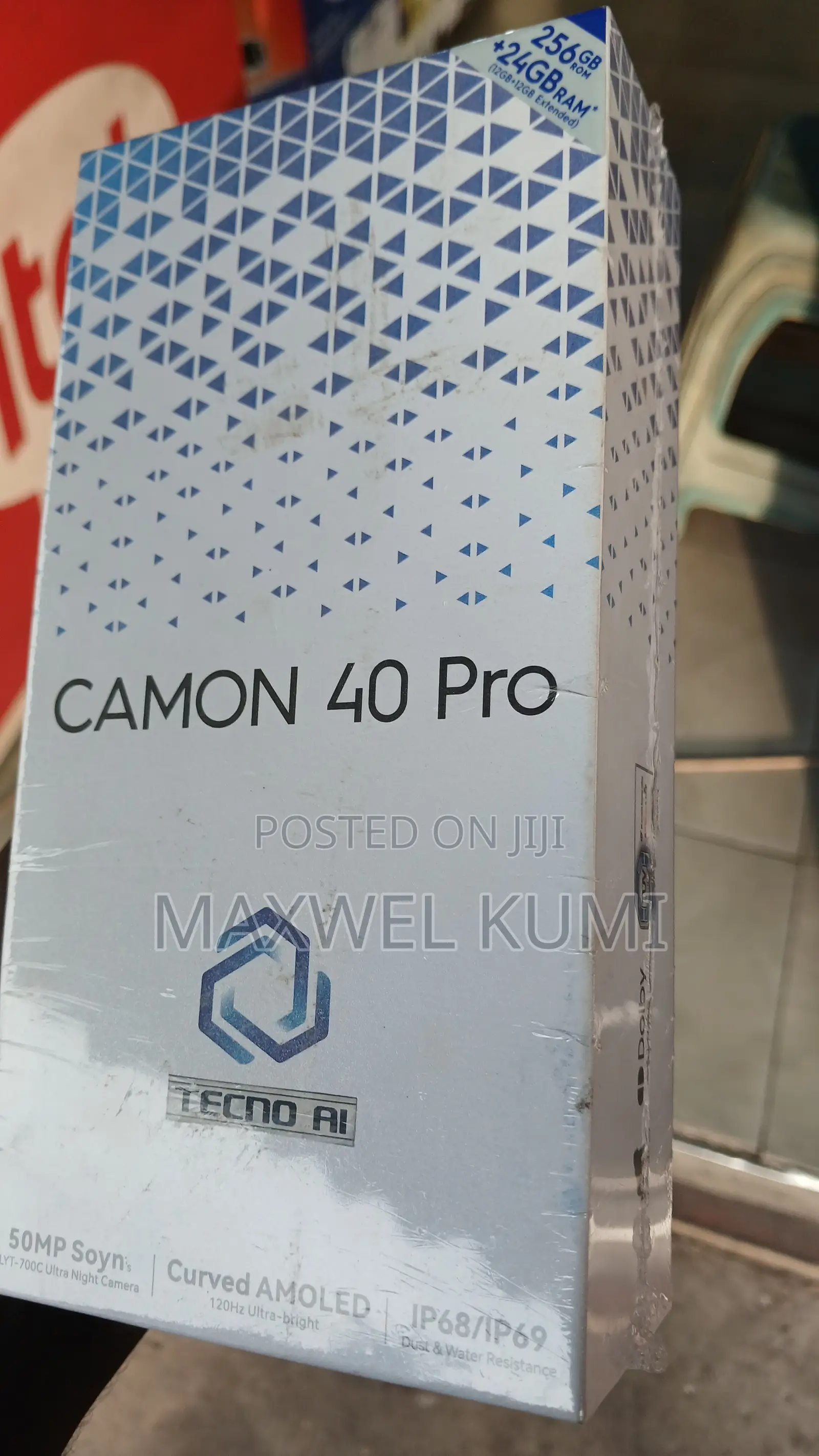 New Tecno Camon 40 Pro 5G 256 GB Black