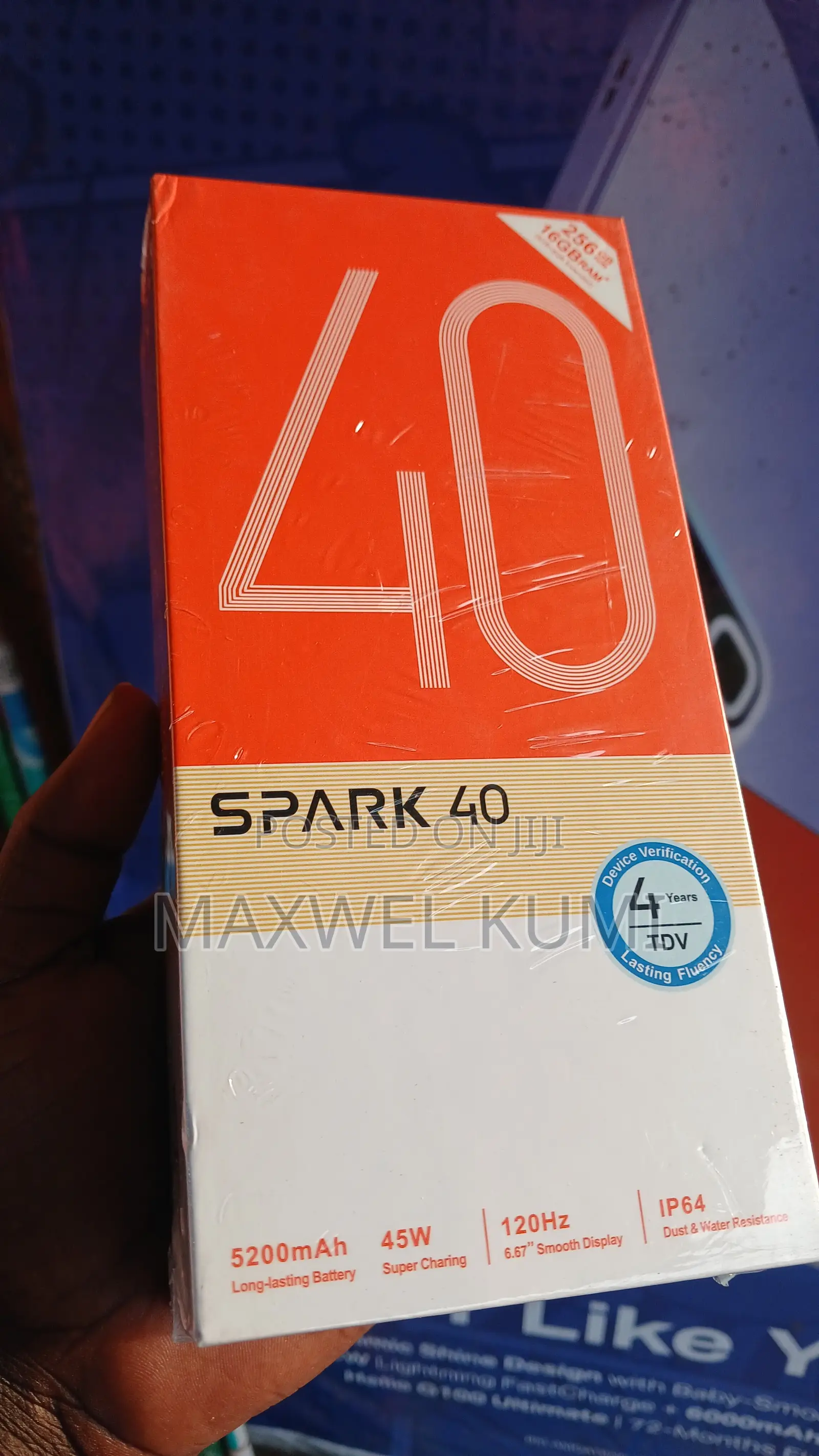 New Tecno Spark 40 256 GB Gray