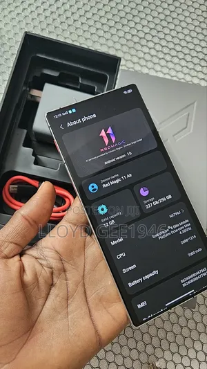 New ZTE nubia RedMagic 11 Air 256 GB White