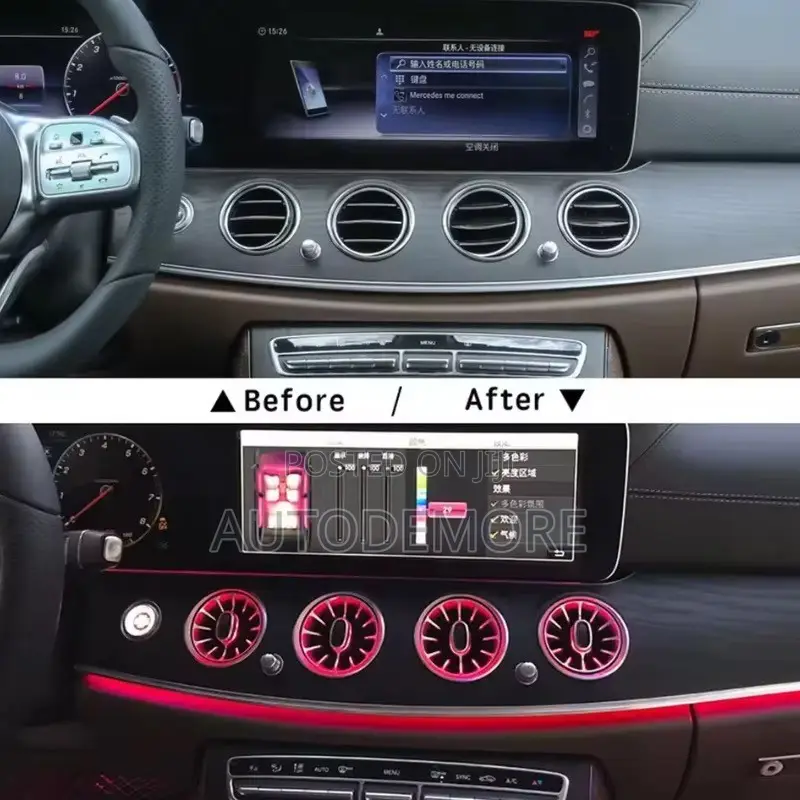 Mercedes Benz -Style Led Turbine Air Vent