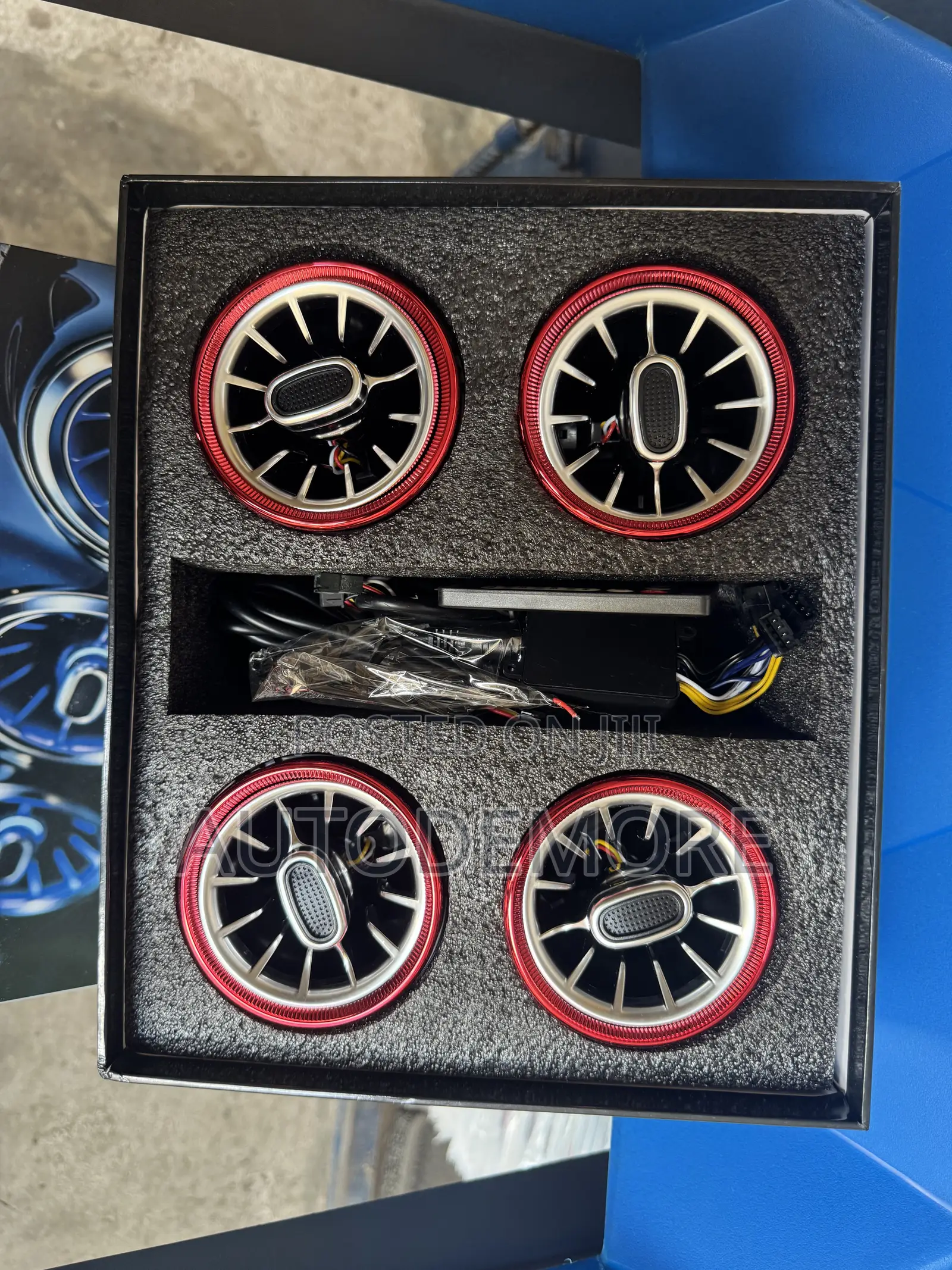 Mercedes Benz -Style Led Turbine Air Vent