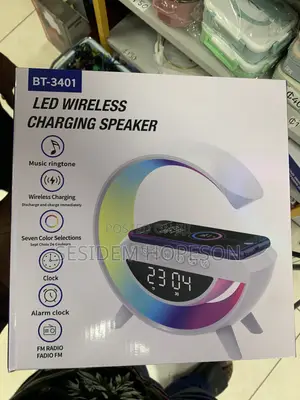 BT-3401 LED Wireless Charging Speaker