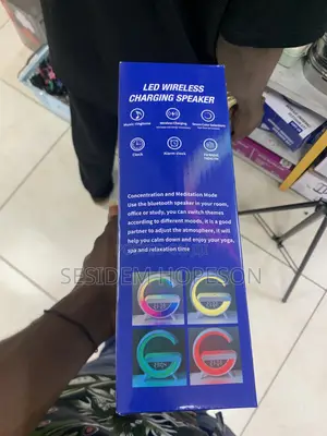 BT-3401 LED Wireless Charging Speaker