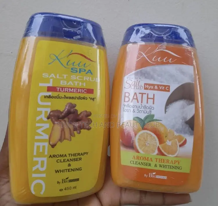 Kuu Spa Salt Scrub Bath