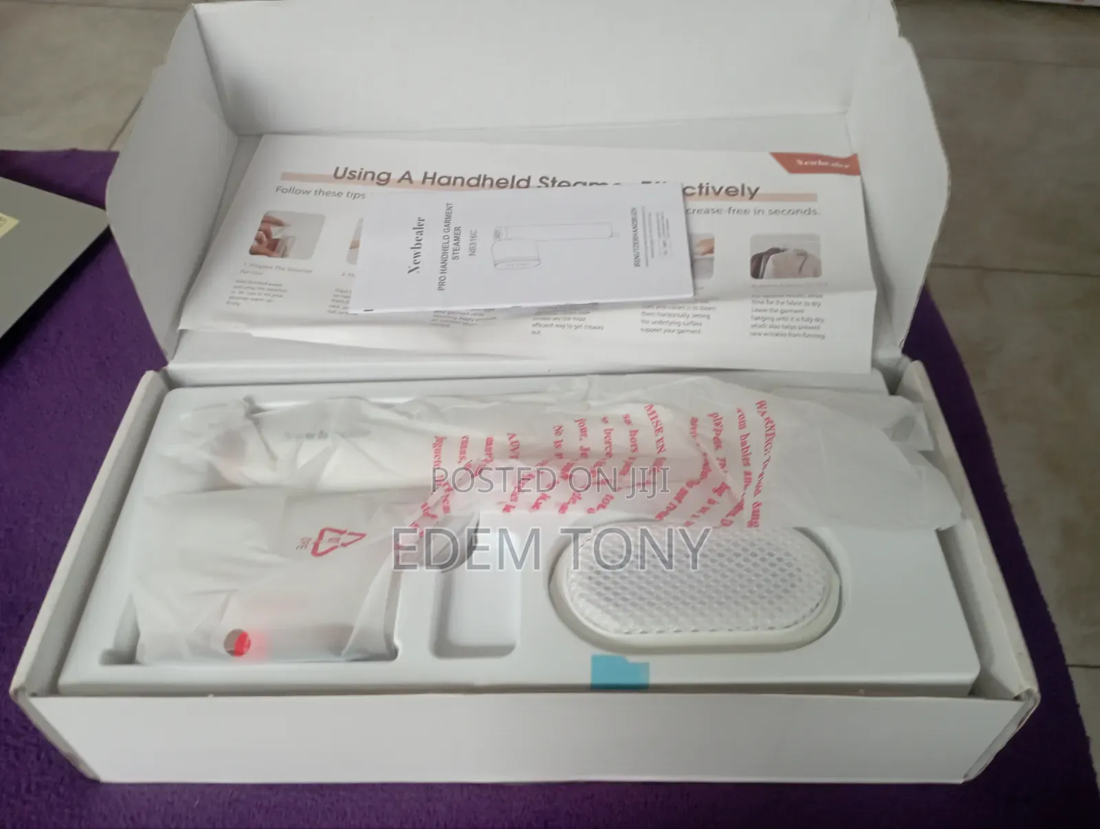 Newbealer Pro Handheld Garment Steamer (Model NB316C)