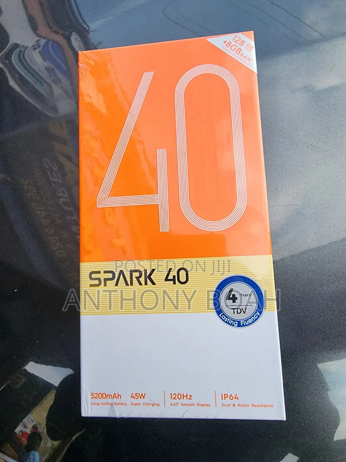 New Tecno Spark 40 256 GB Black