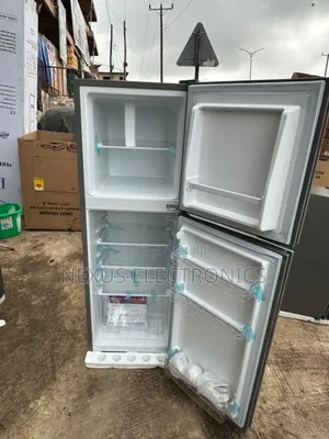Brand New Roch 138ltrs Double Door Glass Fridge