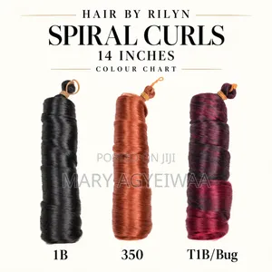 14 Inches French Curl Braiding Extensions – 3 Colours