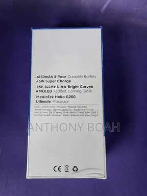 New Tecno Camon 50 Pro 256 GB Black