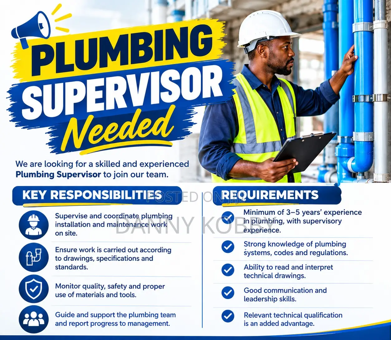 Plumbing Supervisor
