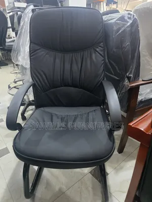 Executive Conference/ Meeting Chair With Curve Metal Sled