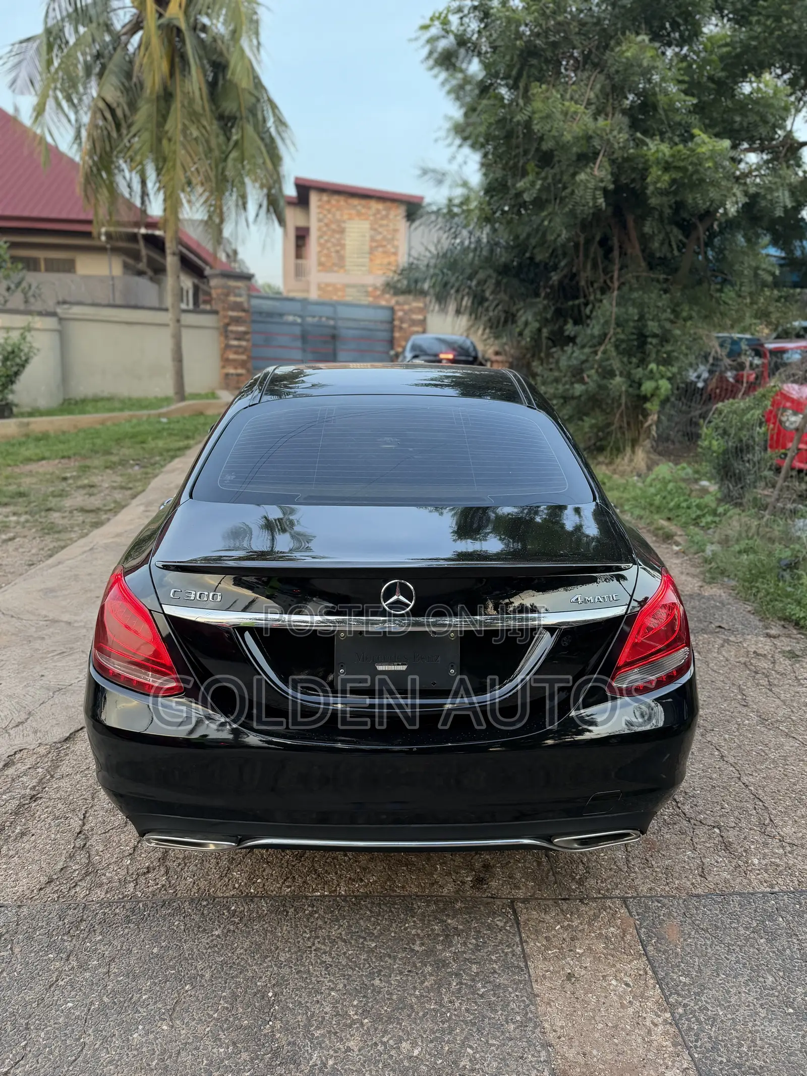 Mercedes-Benz C300 Sport 4Matic Sedan AWD (2.0L 4cyl 7A) 2017 Black