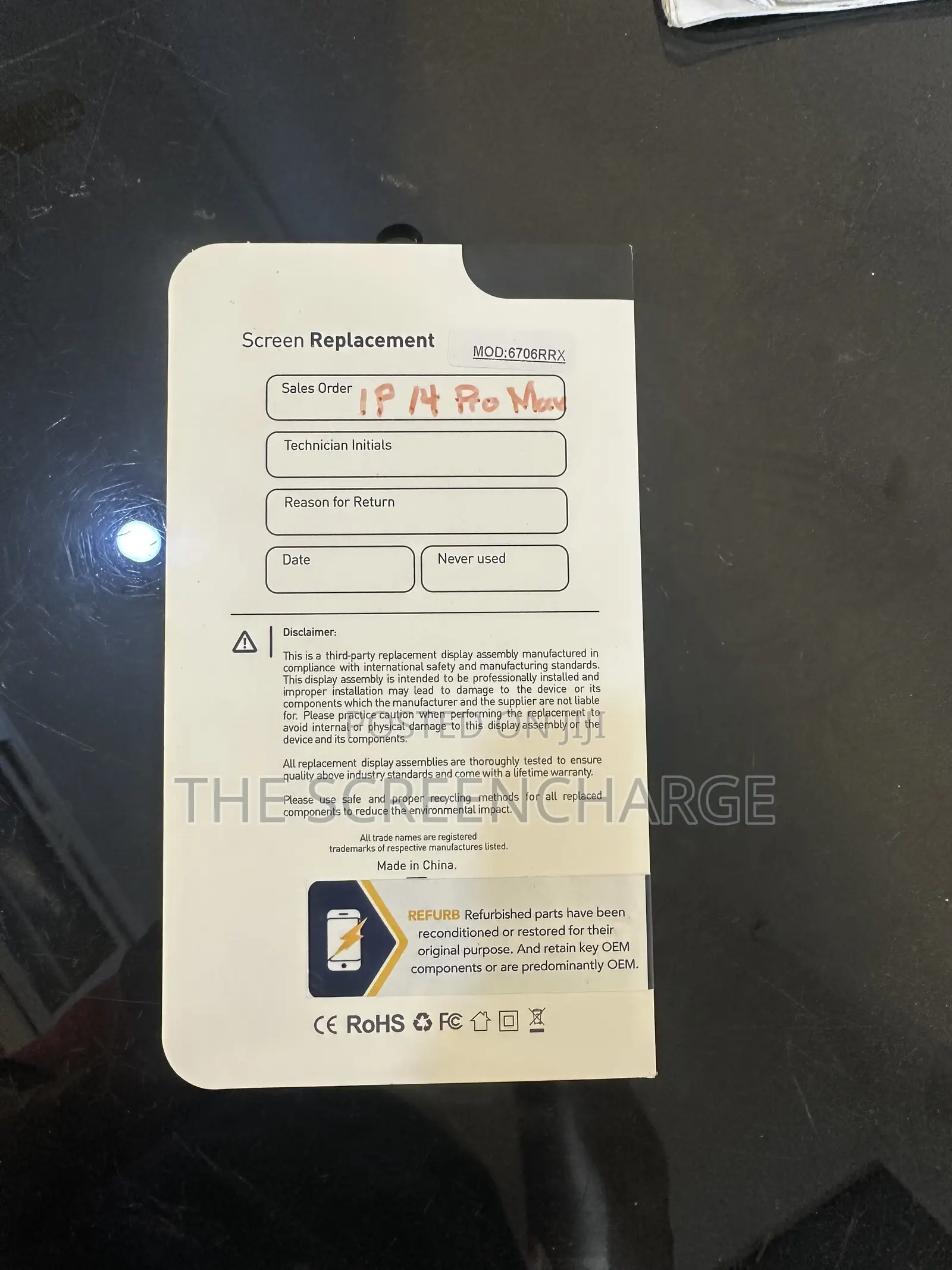 iPhone 14 Pro Max iCloud/Refurb