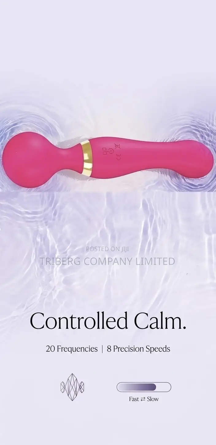 2 in 1 Double Head Magic Wand Vibrator for Women G-Spot Vibrator