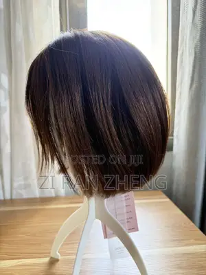 Human Hair Bob Wig Cap