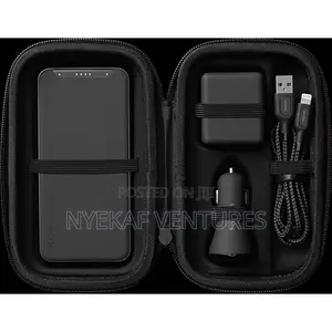 Ubiolabs Portable Charger Bundle With 6,000mAh Battery - Black