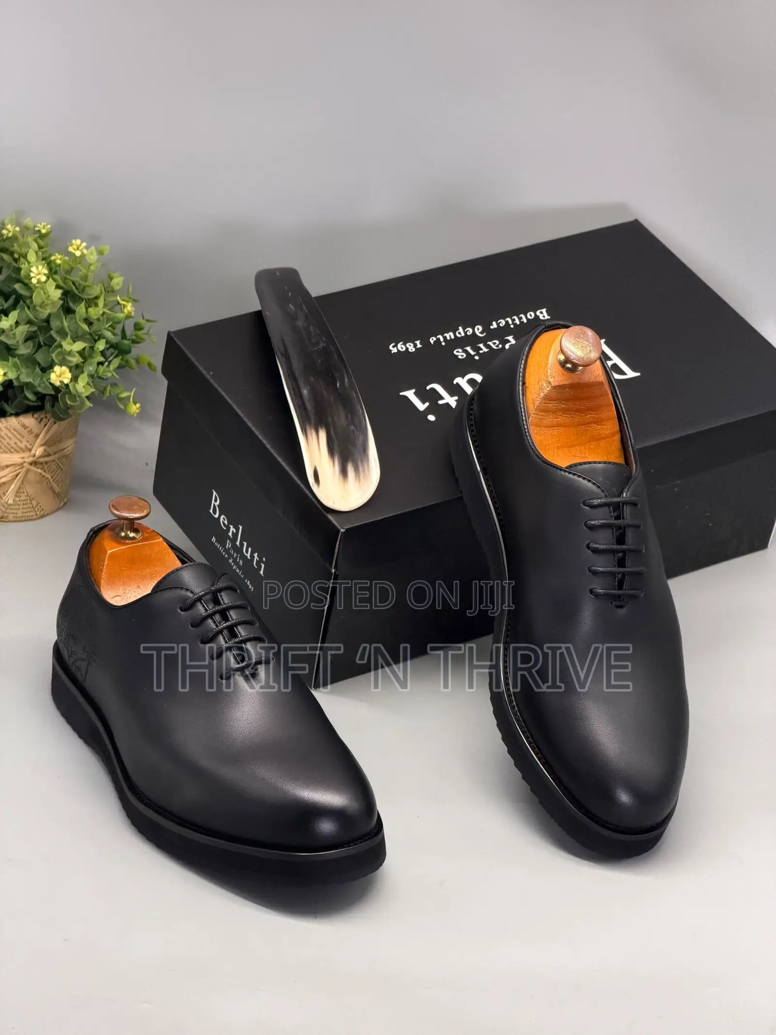 All Black Berluti Casual Shoe