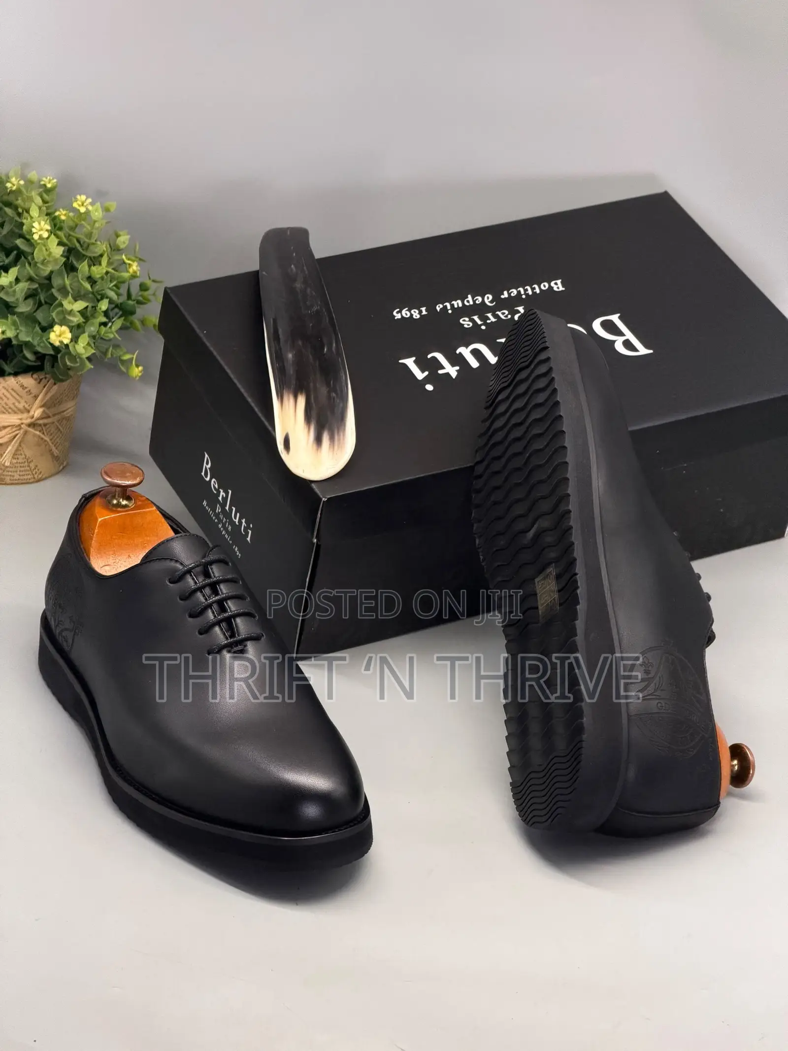 All Black Berluti Casual Shoe
