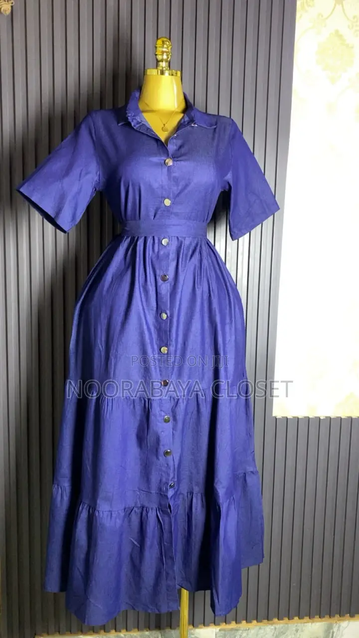 Light Jeans Colored Dress