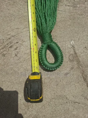 Heavy-Duty Braided Green Nylon Cargo Net / Hanging Hammock Mesh