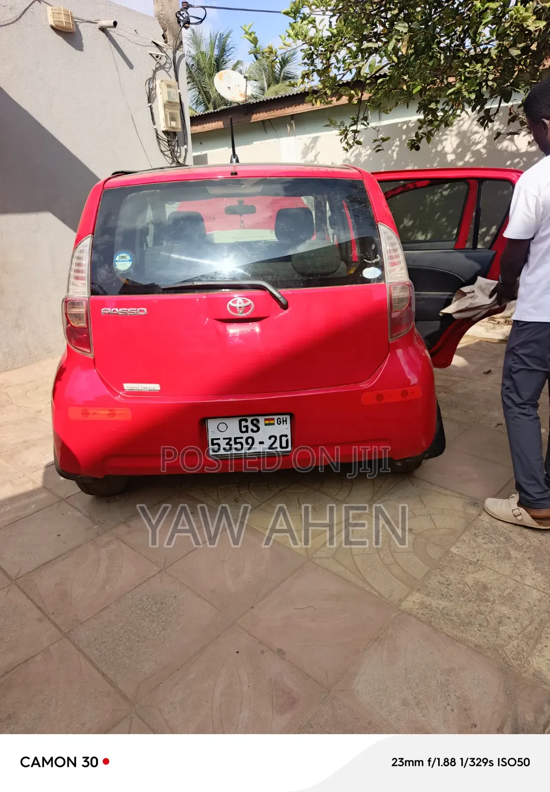 Toyota Passo 2012 Red
