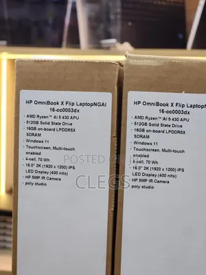 New Laptop HP OmniBook X Flip 16" 16GB SSD 512GB
