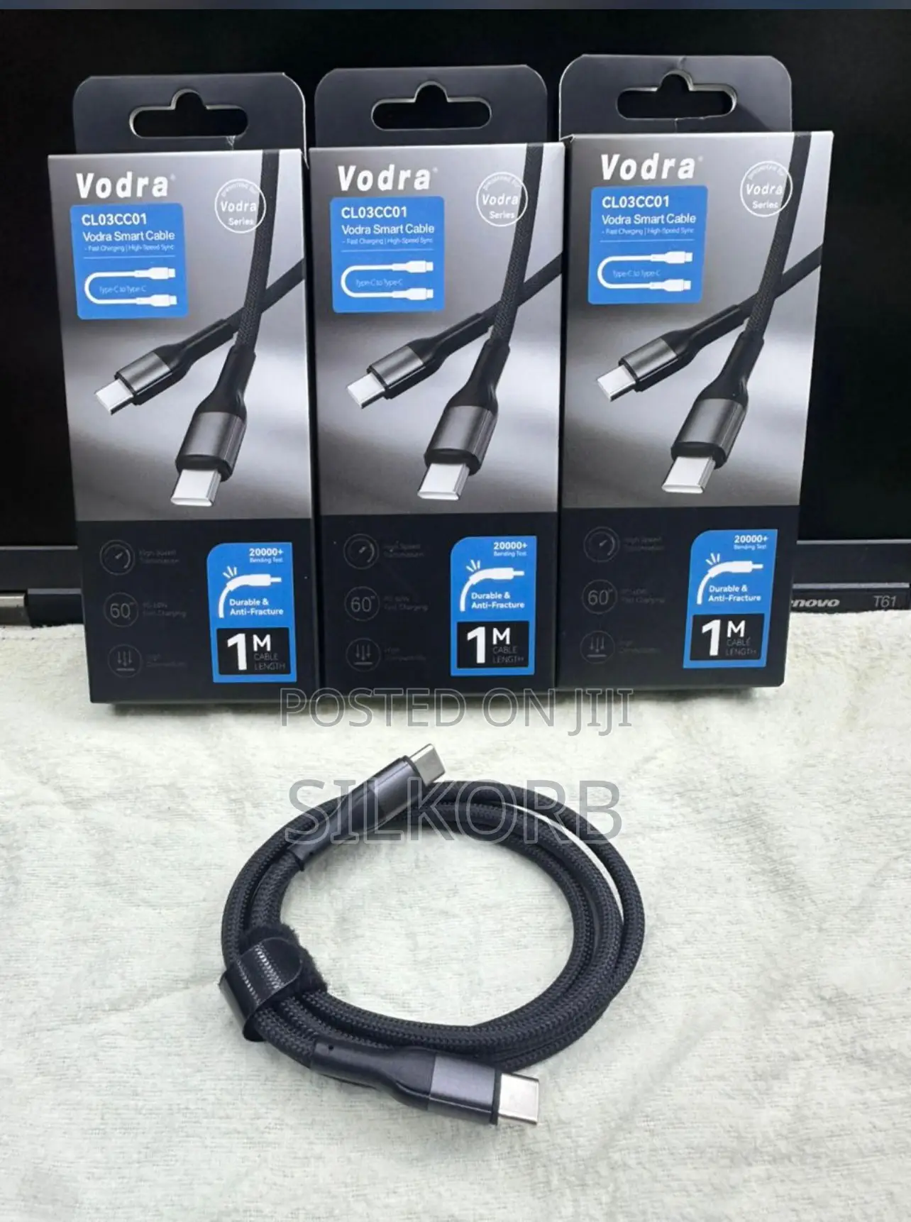 Vodra USB C to USB C Cable 60w