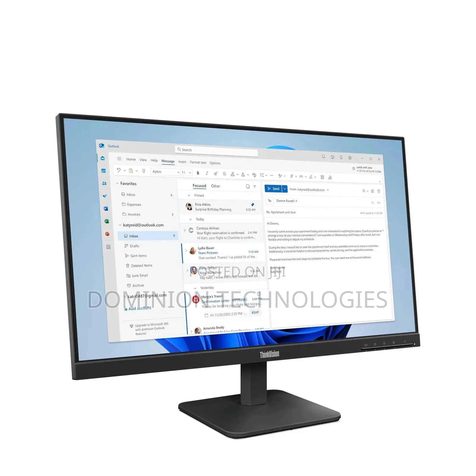 New Desktop Computer Lenovo 8GB Intel Core i5 SSD 512GB