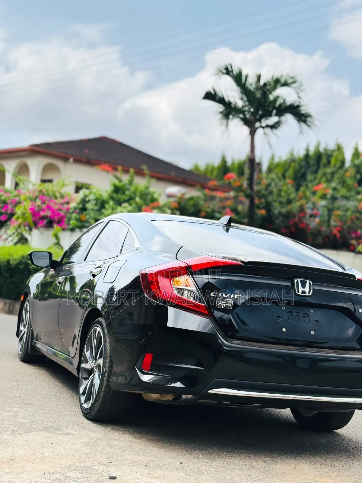 Honda Civic Touring Sedan 2019 Black