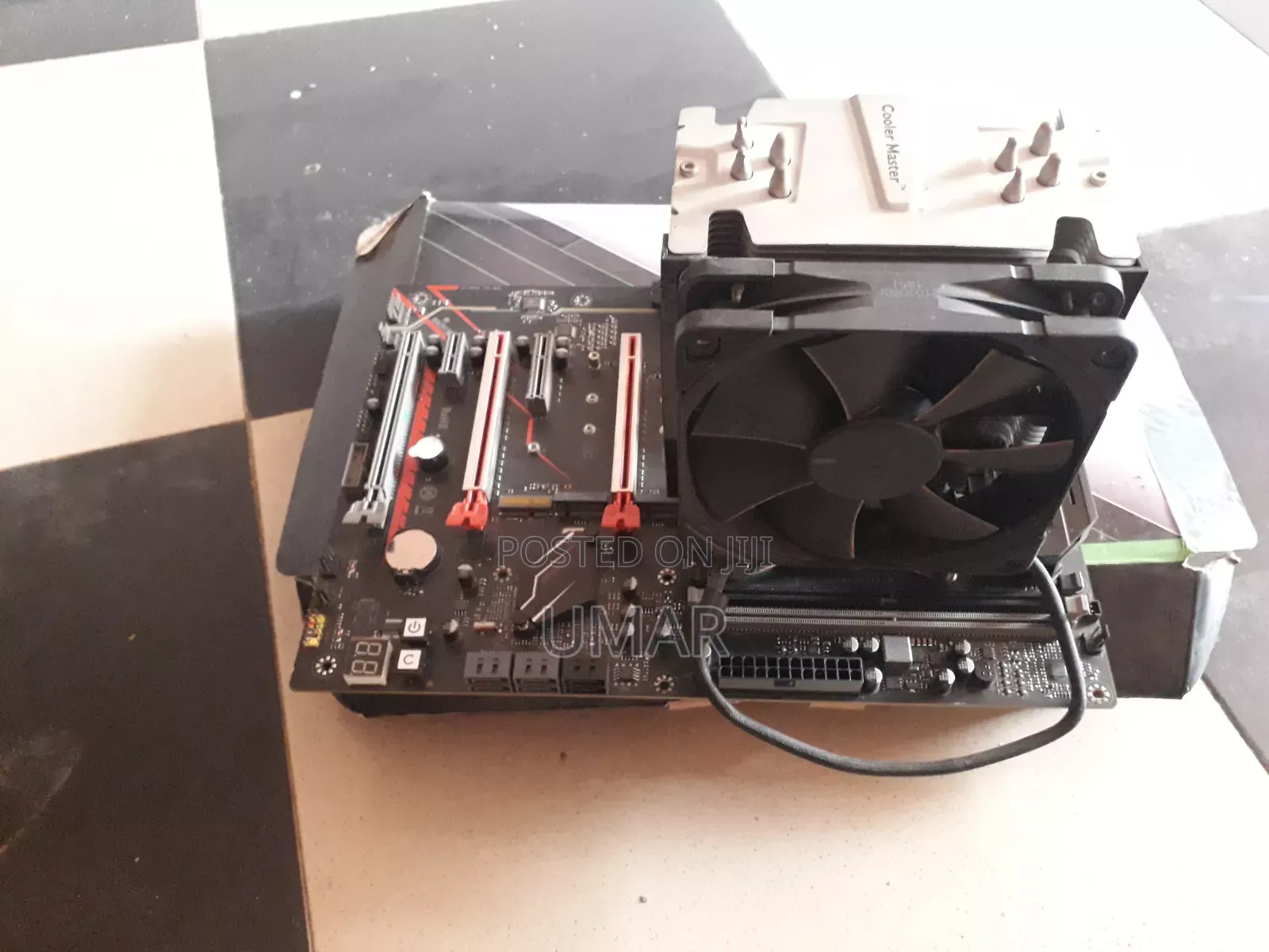 Intel Xeon I7 Motherboard + Cpu+ Cooler and Ram 16GB Ddr4