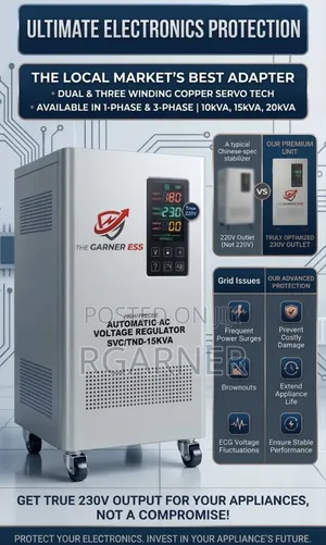 Dual-Winding Servo Voltage Stabilizer/Regulator 15kva Output v 230v