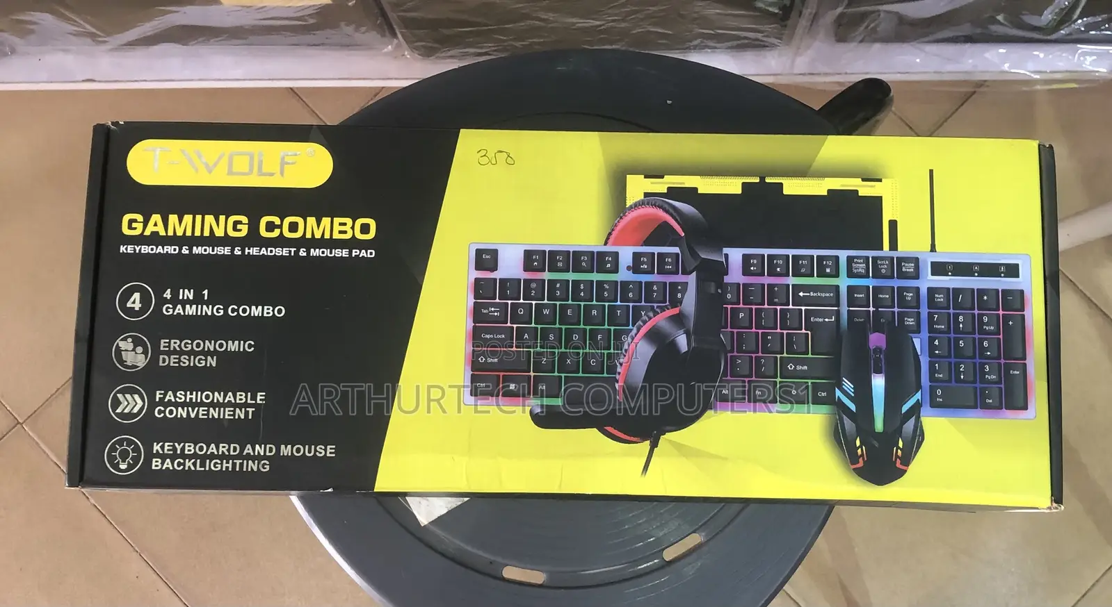 T-Wolf 240 4 in 1 Gaming Combo