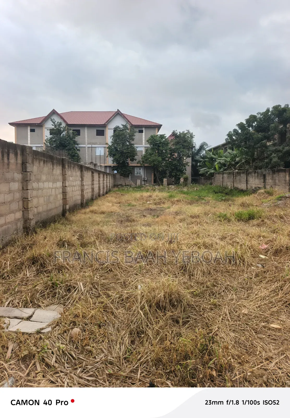 Well Demarcated Full Plain Plot of Land