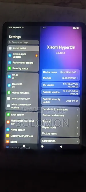 Xiaomi Mi Pad 2 128 GB Black