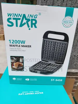 Winning Star ST-9458 1200W Waffle Maker