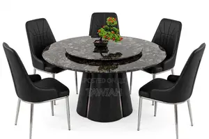 Black Dining Table With 6 Chairs