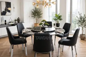 Black Dining Table With 6 Chairs