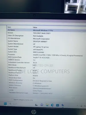 Laptop HP Pavilion 14 12GB Intel Core 3 SSD 256GB