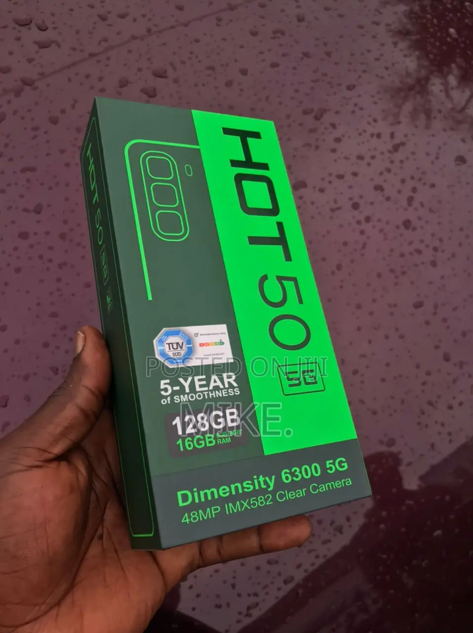 New Infinix Hot 50 128 GB Black