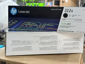 HP 222A Black Original LaserJet Toner Cartridge (W2220A)