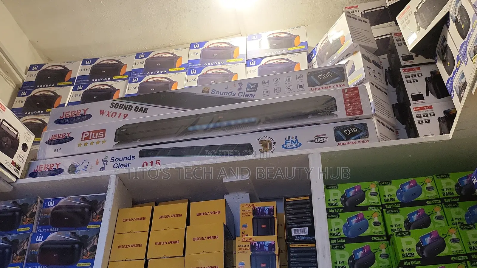 Jerry 15 Sound Bar and Mini Sub Woofer Speaker