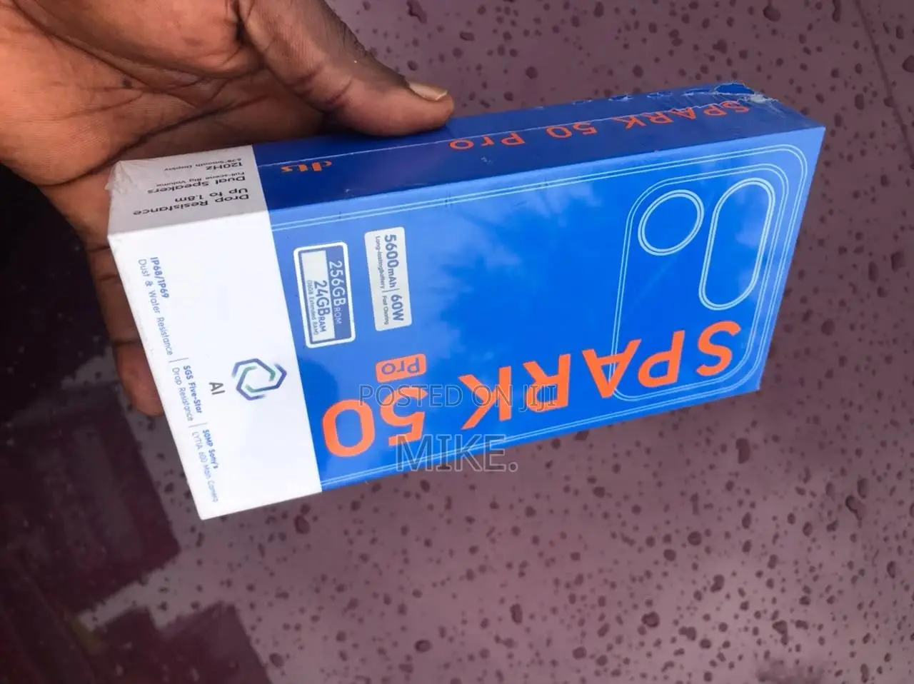 New Tecno Spark 50 Pro 256 GB Black