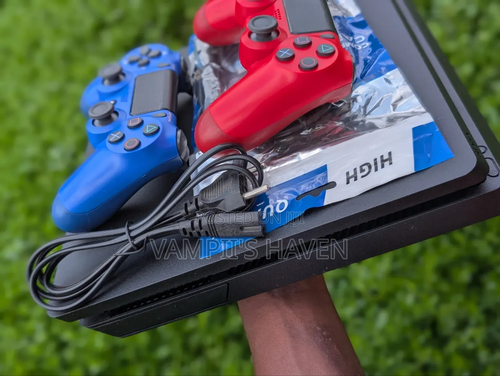 PS4 Slim With 2 Controllers and 7 Games of Your Choice