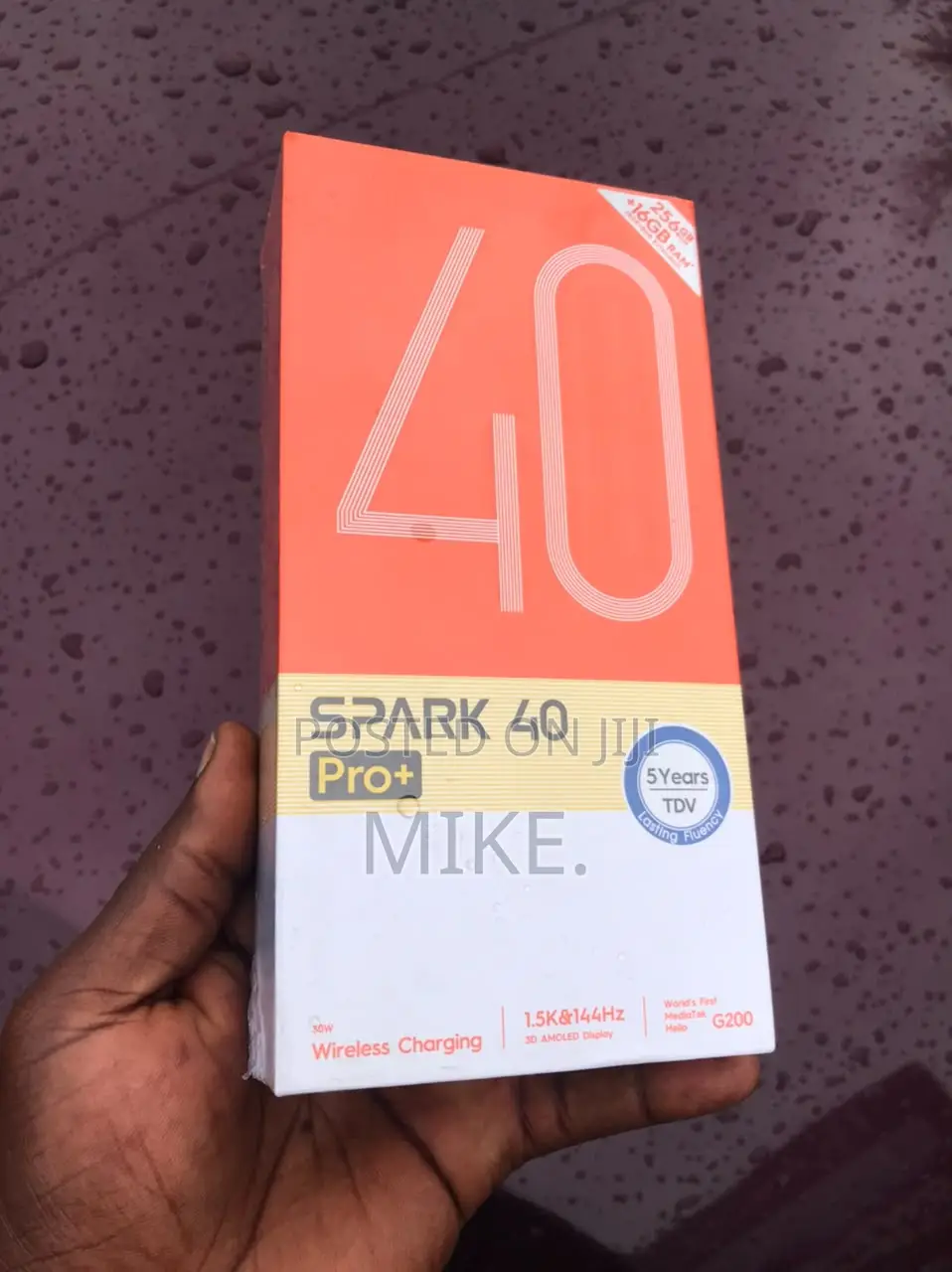 New Tecno Spark 40 Pro+ 256 GB Black