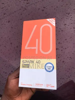 New Tecno Spark 40 Pro+ 256 GB Black