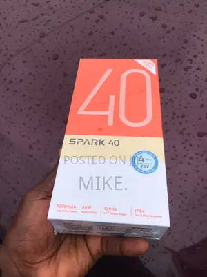 New Tecno Spark 40 128 GB Black