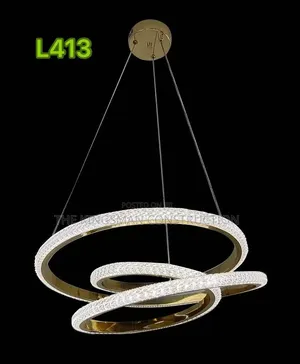 Gold and Crystal Rings Light L413